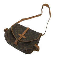 將圖片載入圖庫檢視器 LOUIS VUITTON ルイ・ヴィトン ソミュール30 ショルダーバッグ モノグラムキャンバス ブラウン【中古】 レディース