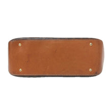 画像をギャラリービューアに読み込む, CELINE セリーヌ ハンドバッグ PVC/レザー ブラウン マカダム柄 レディース 【中古】