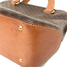 画像をギャラリービューアに読み込む, CELINE セリーヌ ハンドバッグ PVC/レザー ブラウン マカダム柄 レディース 【中古】