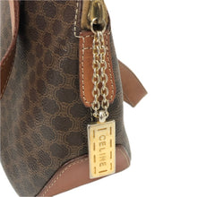 画像をギャラリービューアに読み込む, CELINE セリーヌ ハンドバッグ PVC/レザー ブラウン マカダム柄 レディース 【中古】