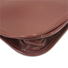 画像をギャラリービューアに読み込む, CARTIER カルティエ ポシェット ミニ ショルダーバッグ レザー ボルドー レディース 【中古】