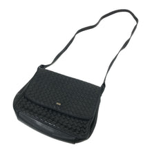 画像をギャラリービューアに読み込む, BALLY バリー 編み込み ショルダーバッグ レザー ブラック レディース 【中古】