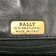 画像をギャラリービューアに読み込む, BALLY バリー 編み込み ショルダーバッグ レザー ブラック レディース 【中古】