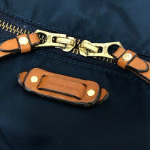 이미지를 갤러리 뷰어에 로드 , MASTERPIECE マスターピース トートバッグ NUMBER TWENTY ONE コラボ ユニセックス 男女兼用 ナイロン ネイビー 【中古】