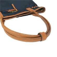 이미지를 갤러리 뷰어에 로드 , MASTERPIECE マスターピース トートバッグ NUMBER TWENTY ONE コラボ ユニセックス 男女兼用 ナイロン ネイビー 【中古】