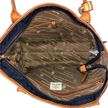 이미지를 갤러리 뷰어에 로드 , MASTERPIECE マスターピース トートバッグ NUMBER TWENTY ONE コラボ ユニセックス 男女兼用 ナイロン ネイビー 【中古】