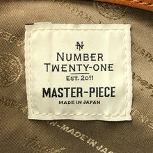 이미지를 갤러리 뷰어에 로드 , MASTERPIECE マスターピース トートバッグ NUMBER TWENTY ONE コラボ ユニセックス 男女兼用 ナイロン ネイビー 【中古】