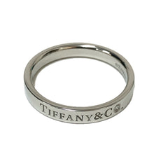 画像をギャラリービューアに読み込む, TIFFANY&Co. ティファニー フラットリング ダイヤ1P 指輪 プラチナ 磨き済み ユニセックス 男女兼用 ジュエリー アクセサリー【中古】