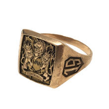 將圖片載入圖庫檢視器 NAKAGAWA JOHN ROBERTS ナカガワジョンロバーツ VAN ヴァンジャケット シグネットリング 指輪 15号相当 K10 ジュエリー アクセサリー ゴールド メンズ 【中古】