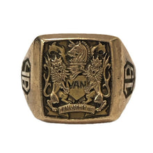 將圖片載入圖庫檢視器 NAKAGAWA JOHN ROBERTS ナカガワジョンロバーツ VAN ヴァンジャケット シグネットリング 指輪 15号相当 K10 ジュエリー アクセサリー ゴールド メンズ 【中古】