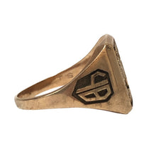 將圖片載入圖庫檢視器 NAKAGAWA JOHN ROBERTS ナカガワジョンロバーツ VAN ヴァンジャケット シグネットリング 指輪 15号相当 K10 ジュエリー アクセサリー ゴールド メンズ 【中古】