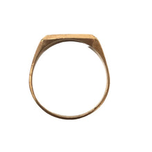 將圖片載入圖庫檢視器 NAKAGAWA JOHN ROBERTS ナカガワジョンロバーツ VAN ヴァンジャケット シグネットリング 指輪 15号相当 K10 ジュエリー アクセサリー ゴールド メンズ 【中古】