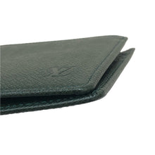 画像をギャラリービューアに読み込む, LOUIS VUITTON ルイ・ヴィトン ポルトビエ カルトクレディ M30462 二つ折り財布 タイガ グリーン【中古】 メンズ