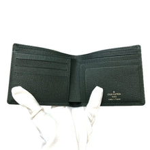 画像をギャラリービューアに読み込む, LOUIS VUITTON ルイ・ヴィトン ポルトビエ カルトクレディ M30462 二つ折り財布 タイガ グリーン【中古】 メンズ