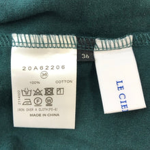 画像をギャラリービューアに読み込む, LE CIEL LEU ルシェルブルー セットアップ グリーン レディース 【中古】