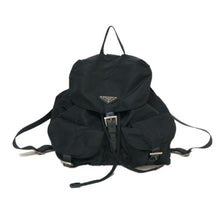画像をギャラリービューアに読み込む, PRADA プラダ リュック・デイパック ナイロン ブラック【中古】 レディース