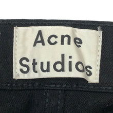 画像をギャラリービューアに読み込む, ACNE STUDIOS アクネストゥディオズ 30Y144 116 スキニーパンツ コットン ブラック メンズ 【中古】