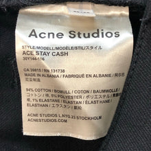 画像をギャラリービューアに読み込む, ACNE STUDIOS アクネストゥディオズ 30Y144 116 スキニーパンツ コットン ブラック メンズ 【中古】
