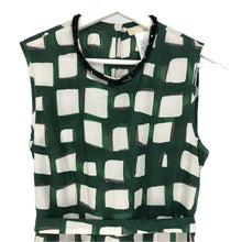 画像をギャラリービューアに読み込む, S Max Mara エス マックスマーラ ノースリーブ ワンピース コットン グリーン レディース 【中古】