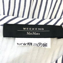 이미지를 갤러리 뷰어에 로드 , Weekend Max Mara ウィークエンド マックスマーラ ノースリーブ ワンピース ホワイト ブルー【中古】 レディース