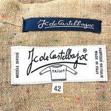 画像をギャラリービューアに読み込む, JC de CASTELBAJAC カステルバジャック ジャケット 麻・リネン サイズ42 L相当 ベージュ レディース 【中古】