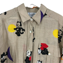 画像をギャラリービューアに読み込む, JC de CASTELBAJAC カステルバジャック 7分袖 シャツワンピース フィリックス FELIX サイズ42 L相当 麻・リネン ベージュ レディース 【中古】