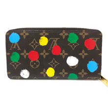 画像をギャラリービューアに読み込む, LOUIS VUITTON ルイ・ヴィトン 草間彌生 ジッピーウォレット ラウンドファスナーM81864 長財布 モノグラムキャンバス レディース 【中古】