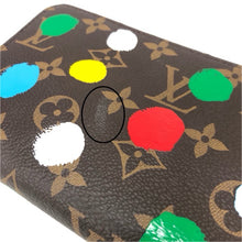 画像をギャラリービューアに読み込む, LOUIS VUITTON ルイ・ヴィトン 草間彌生 ジッピーウォレット ラウンドファスナーM81864 長財布 モノグラムキャンバス レディース 【中古】