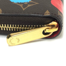 画像をギャラリービューアに読み込む, LOUIS VUITTON ルイ・ヴィトン 草間彌生 ジッピーウォレット ラウンドファスナーM81864 長財布 モノグラムキャンバス レディース 【中古】