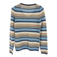 画像をギャラリービューアに読み込む, Loro Piana ロロピアーナ ニット カシミヤ ブルー レディース 【中古】