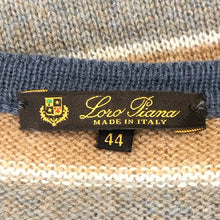 画像をギャラリービューアに読み込む, Loro Piana ロロピアーナ ニット カシミヤ ブルー レディース 【中古】