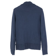画像をギャラリービューアに読み込む, Alberto Bresci アルベルトブレーシ ダブルブレストコットンショールネック カーディガン ネイビー メンズ 【中古】