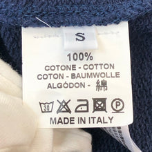 画像をギャラリービューアに読み込む, Alberto Bresci アルベルトブレーシ ダブルブレストコットンショールネック カーディガン ネイビー メンズ 【中古】