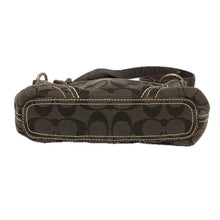 画像をギャラリービューアに読み込む, COACH コーチ シグネチャー 10402 ショルダーバッグ キャンバス/レザー ブラウン【中古】 レディース