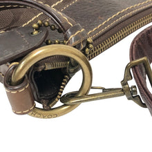 画像をギャラリービューアに読み込む, COACH コーチ シグネチャー 10402 ショルダーバッグ キャンバス/レザー ブラウン【中古】 レディース