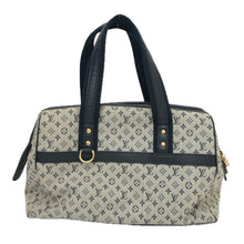 画像をギャラリービューアに読み込む, LOUIS VUITTON ルイ・ヴィトン ジョゼフィーヌGM M92310 ハンドバッグ モノグラムミニキャンバス ブルー【中古】 レディース