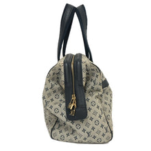 画像をギャラリービューアに読み込む, LOUIS VUITTON ルイ・ヴィトン ジョゼフィーヌGM M92310 ハンドバッグ モノグラムミニキャンバス ブルー【中古】 レディース