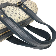画像をギャラリービューアに読み込む, LOUIS VUITTON ルイ・ヴィトン ジョゼフィーヌGM M92310 ハンドバッグ モノグラムミニキャンバス ブルー【中古】 レディース