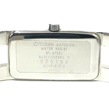 画像をギャラリービューアに読み込む, CITIZEN シチズン クオーツ XC クロスシー スクエア 5431-H22684 腕時計 ステンレススチール ブルーグレー レディース 【中古】