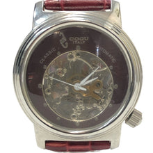 画像をギャラリービューアに読み込む, COGU コグ 自動巻き 腕時計 ステンレススチール レッド ユニセックス 【中古】