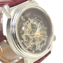 画像をギャラリービューアに読み込む, COGU コグ 自動巻き 腕時計 ステンレススチール レッド ユニセックス 【中古】