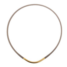 画像をギャラリービューアに読み込む, Colantotte コラントッテ リエリィ Lierrey ループネックレス 磁気ネックレス チョーカータイプ 首肩の血行改善 首こり 肩こり 磁気治療器 グレージュ レディース 【中古】