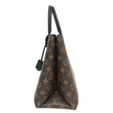 画像をギャラリービューアに読み込む, LOUIS VUITTON ルイ・ヴィトン フラワートート M43550 トートバッグ モノグラムキャンバス ブラック【中古】 レディース