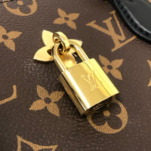 画像をギャラリービューアに読み込む, LOUIS VUITTON ルイ・ヴィトン フラワートート M43550 トートバッグ モノグラムキャンバス ブラック【中古】 レディース
