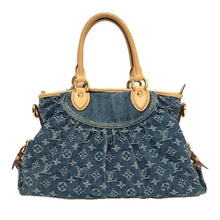画像をギャラリービューアに読み込む, LOUIS VUITTON ルイ・ヴィトン ネオカヴィMM M95349 ハンドバッグ モノグラムデニム【中古】 レディース