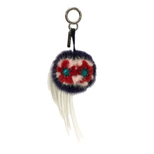 画像をギャラリービューアに読み込む, FENDI フェンディ バッグバグズ モンスター バッグチャーム キーホルダー 小物 ファー FLOWERY チャーム ファー マルチカラー レディース 【中古】