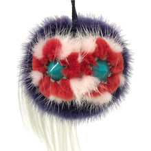 画像をギャラリービューアに読み込む, FENDI フェンディ バッグバグズ モンスター バッグチャーム キーホルダー 小物 ファー FLOWERY チャーム ファー マルチカラー レディース 【中古】