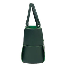 画像をギャラリービューアに読み込む, BOTTEGAVENETA ボッテガヴェネタ スモール アルコ マキシイントレチャート トートバッグ ラムスキン レインツリー【中古】 レディース