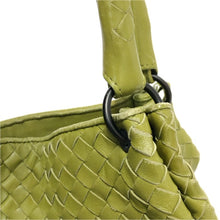 画像をギャラリービューアに読み込む, BOTTEGAVENETA ボッテガヴェネタ イントレチャート 222322 トートバッグ レザー グリーン【中古】 レディース