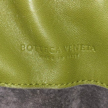画像をギャラリービューアに読み込む, BOTTEGAVENETA ボッテガヴェネタ イントレチャート 222322 トートバッグ レザー グリーン【中古】 レディース